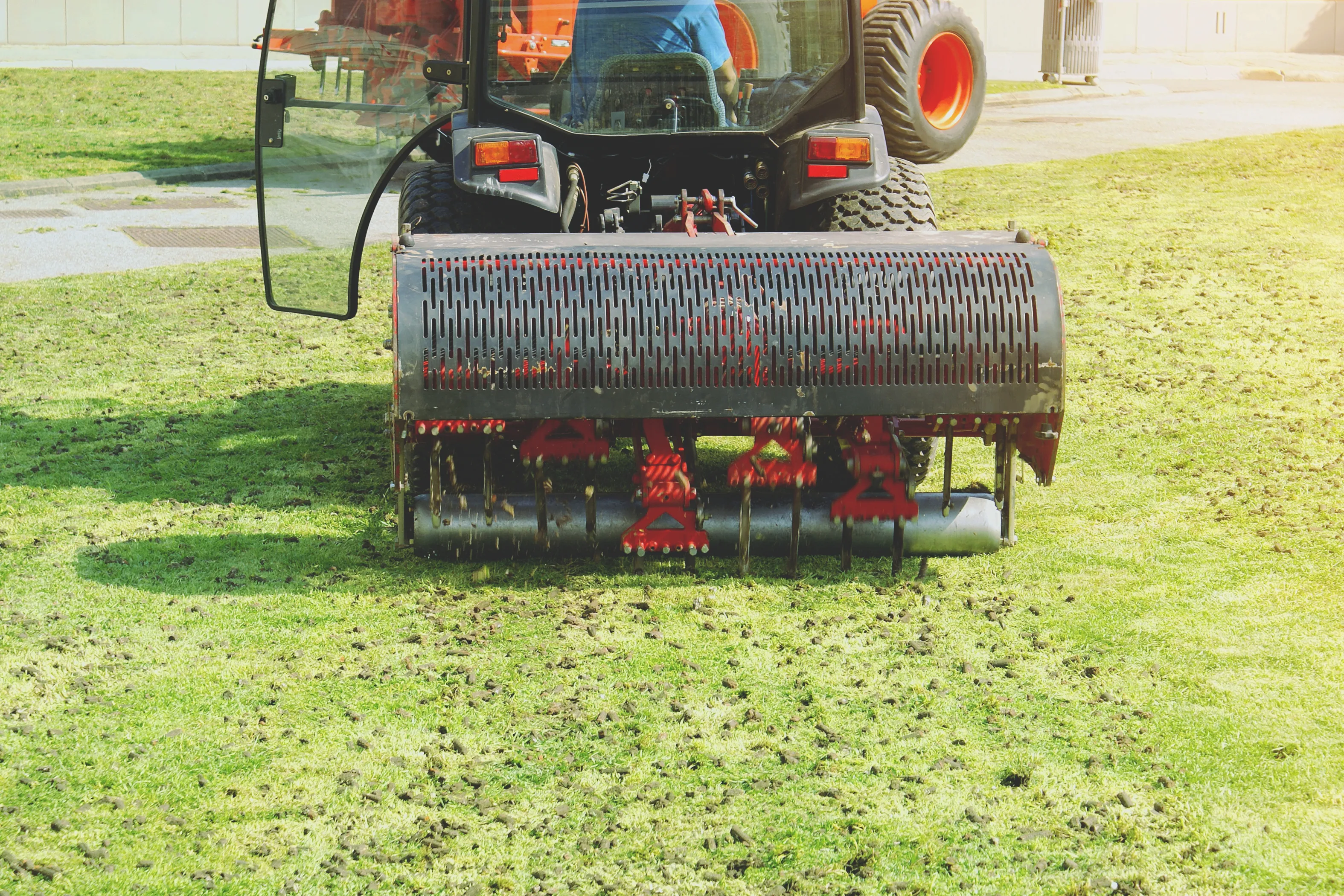 Professional Lawn Aeration and Seeding